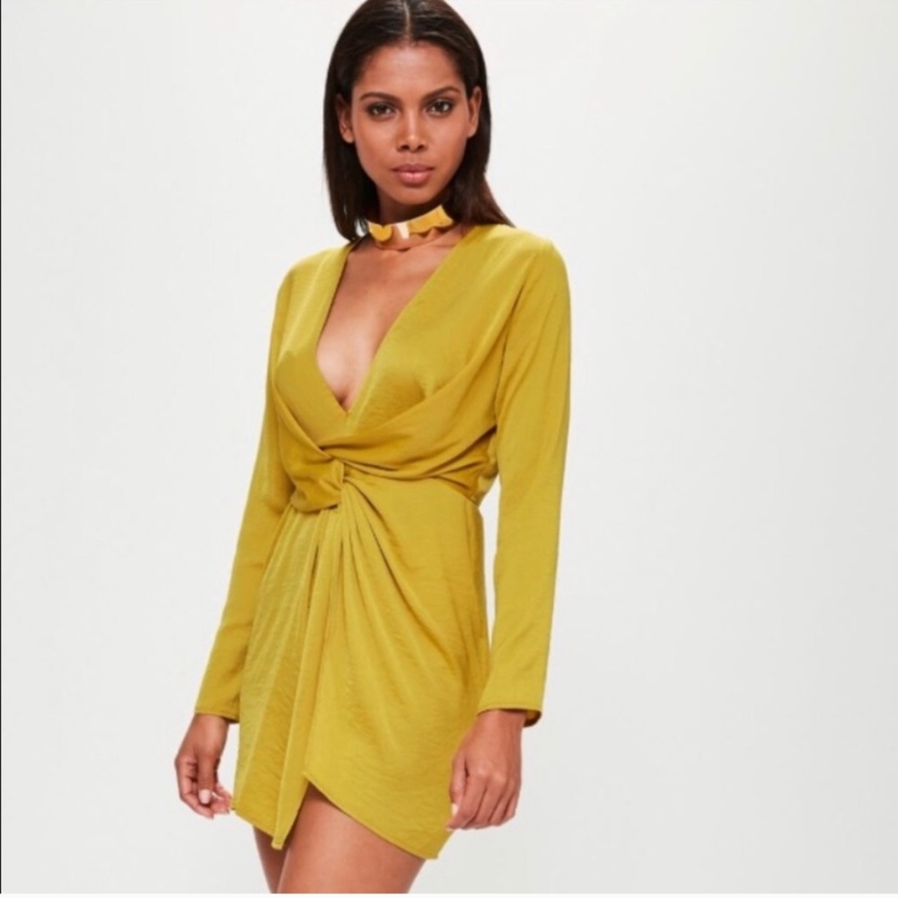 Satin Mini Dress
